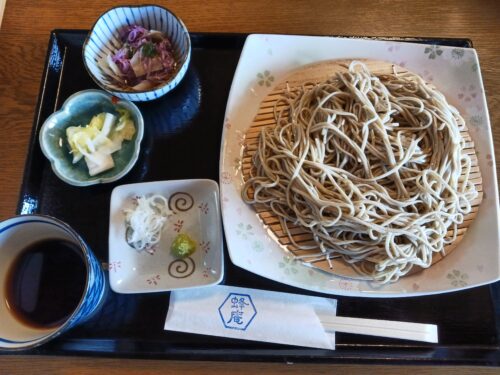 米沢市蕎麦と喫茶蜂庵のもりそば