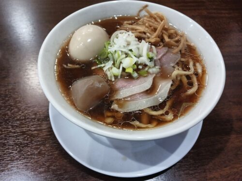 山形市麺屋金斗雲の貝出汁醤油