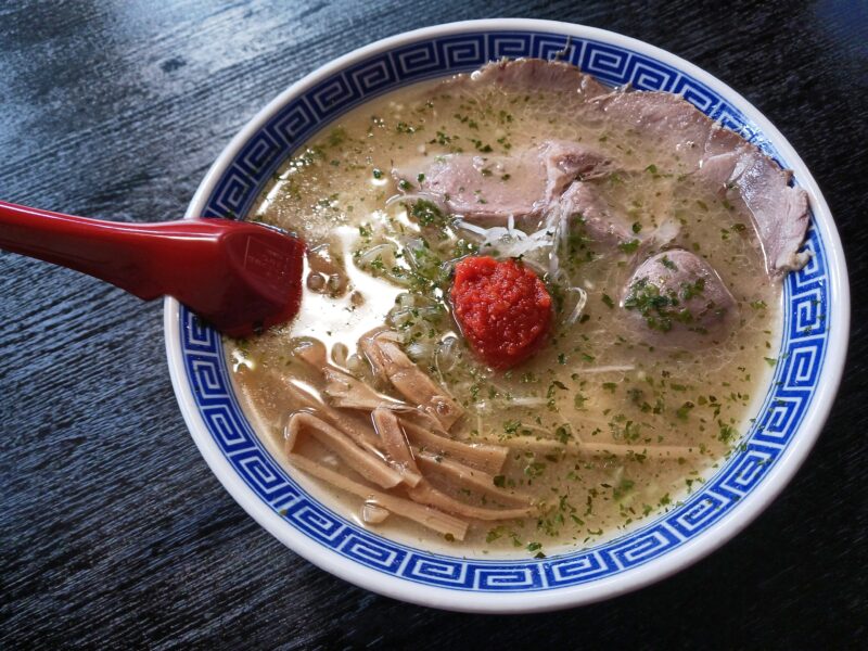 上山市らぁ麺ひでよしのから味噌らぁ麺