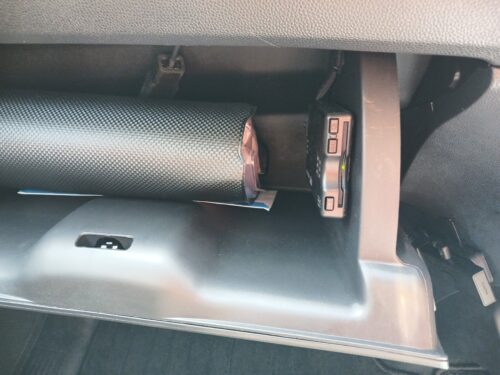 デンソー(DENSO) 新セキュリティ対応 (ETC車載器) アンテナ分離型 音声タイプ DC12V車用 取り付け例