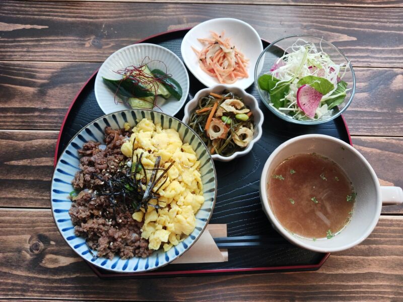 南陽市カフェランチCOCORAの今日のランチ