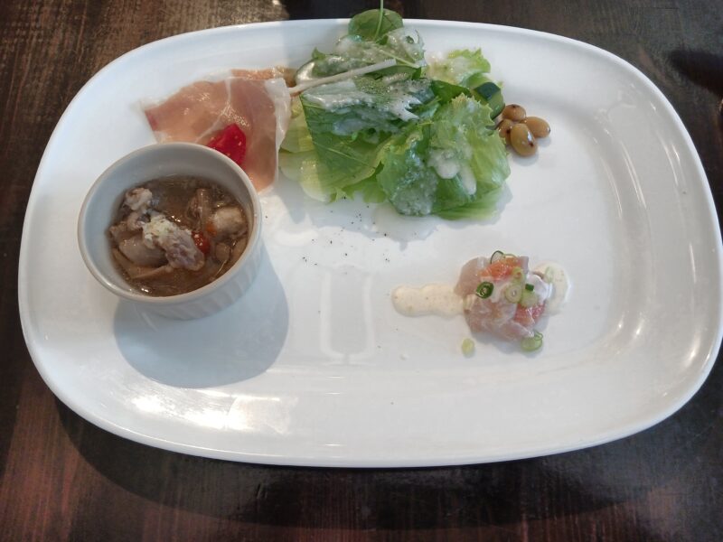 米沢市レストランカッペリーニのある日の前菜