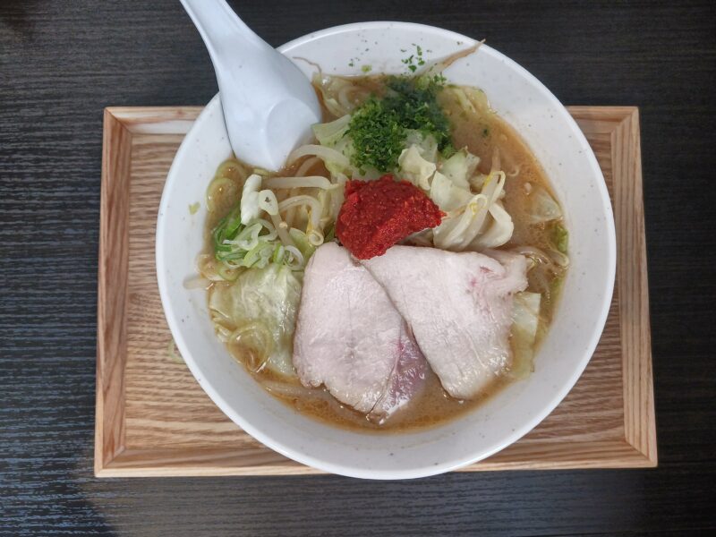 山形市肉と米時々らーめんの辛味噌らーめん