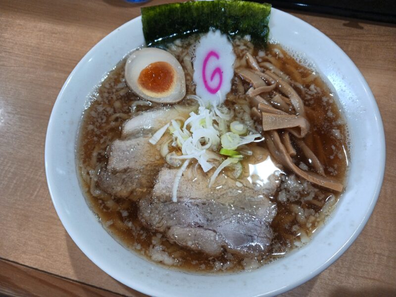 山形市馳走家の煮干し中華しょうゆ