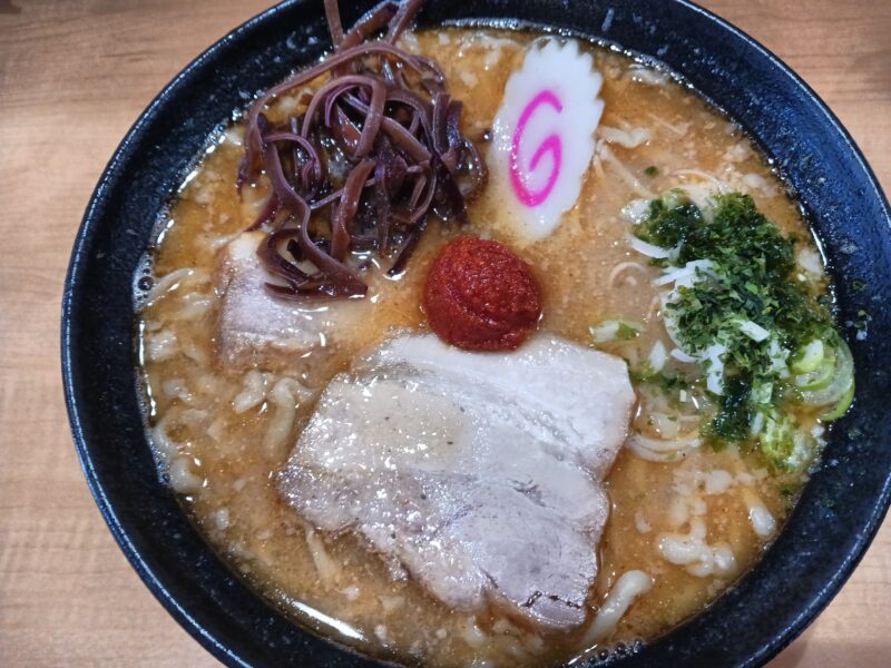 山形市馳走家の煮干し中華みそ