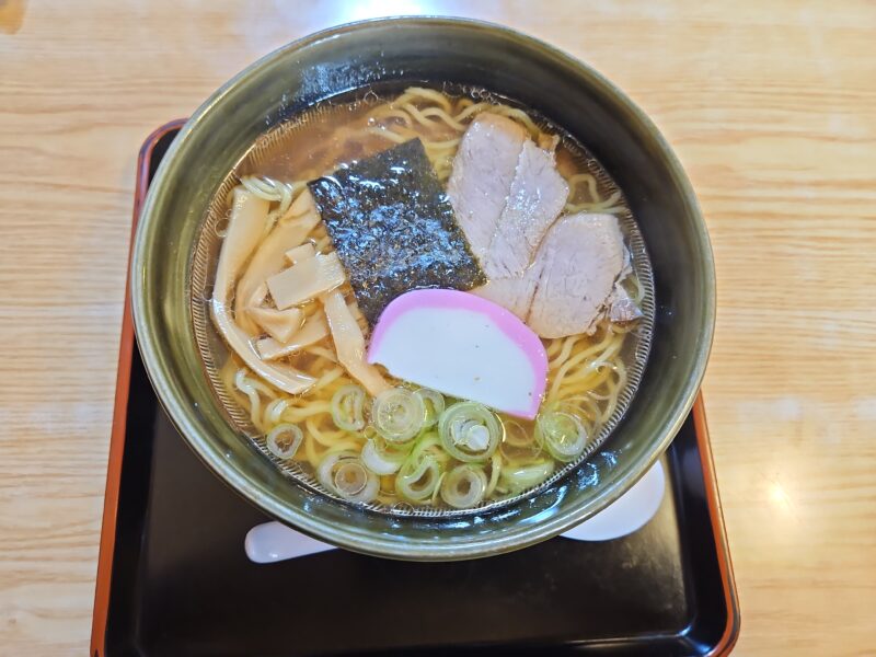 山形市城西町蕎麦處みねたのラーメン