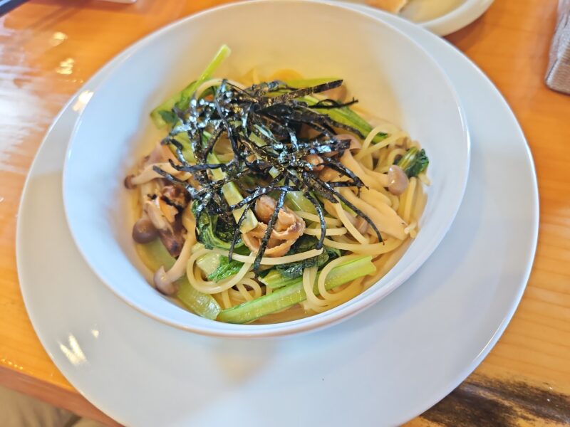 仙台市カフェ&ビアーズバーインパクトの和風ボンゴレ