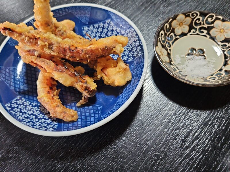 そば処 や久志（やくし）のげそ天