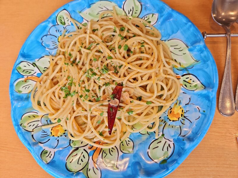 福島市buono伊太利亜のペペロンチーノ