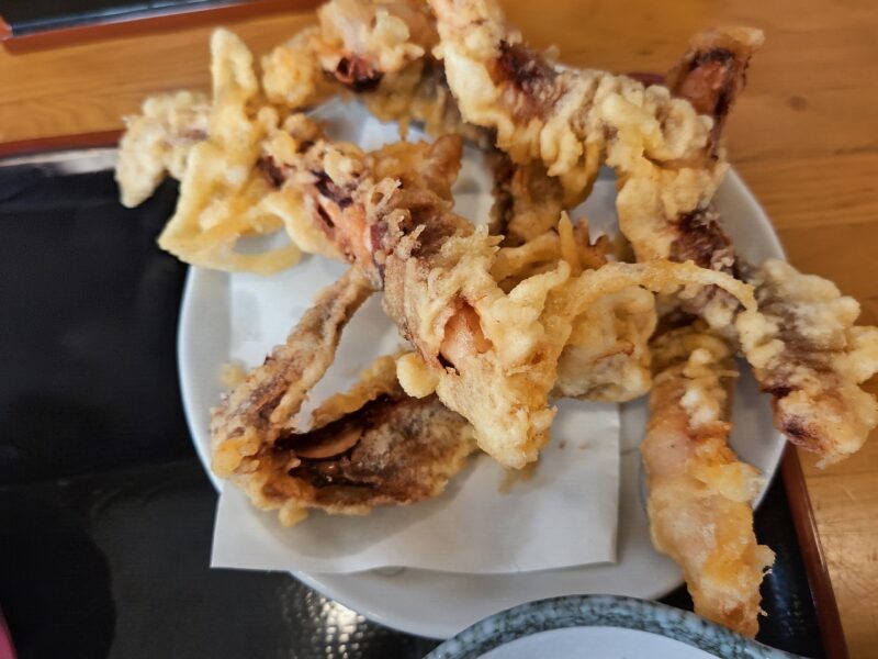 山形市食事処玉子屋のげそ天盛り合わせ